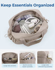 Puffy Water-Resistant Gym & Travel Duffle Bag