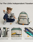 best kids travel backpack celadon