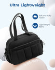 Puffy Water-Resistant Gym & Travel Duffle Bag