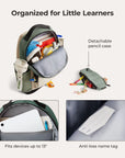 rolling backpack for kids celadon