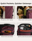 Blast 43L Roller Backpack