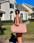Weekender Overnight Bag Large Carry-on Bag With Shoe Bag