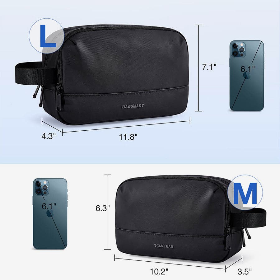 Water-resistant Dopp Kit for Travel