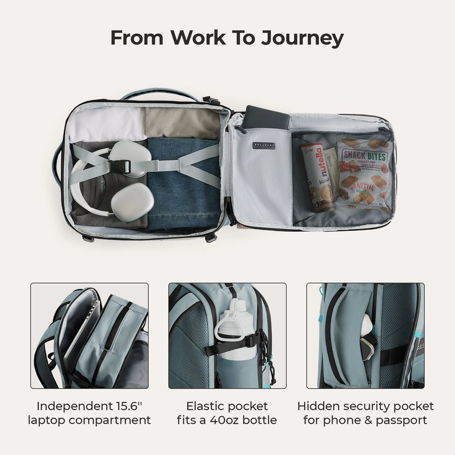 Faro 29L Carry On Travel Backpack Set