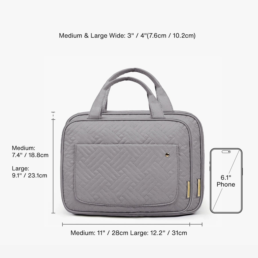 Bonchemin Grey The Space Saver Toiletry Bag