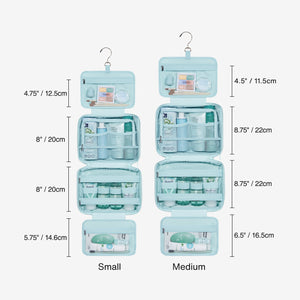 Hanging Toiletry Organizer for Travel with Available in Two Sizes