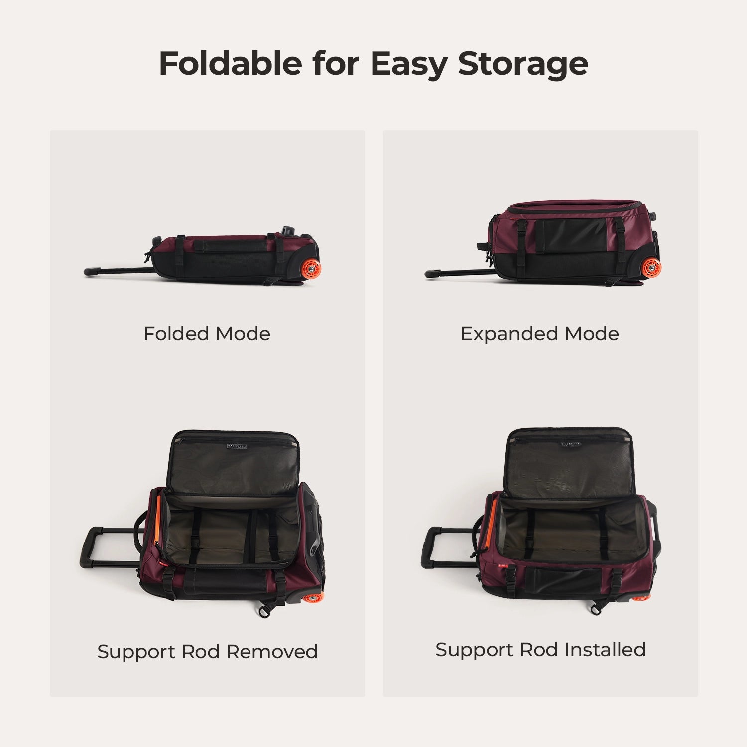 Blast 43L Roller Backpack
