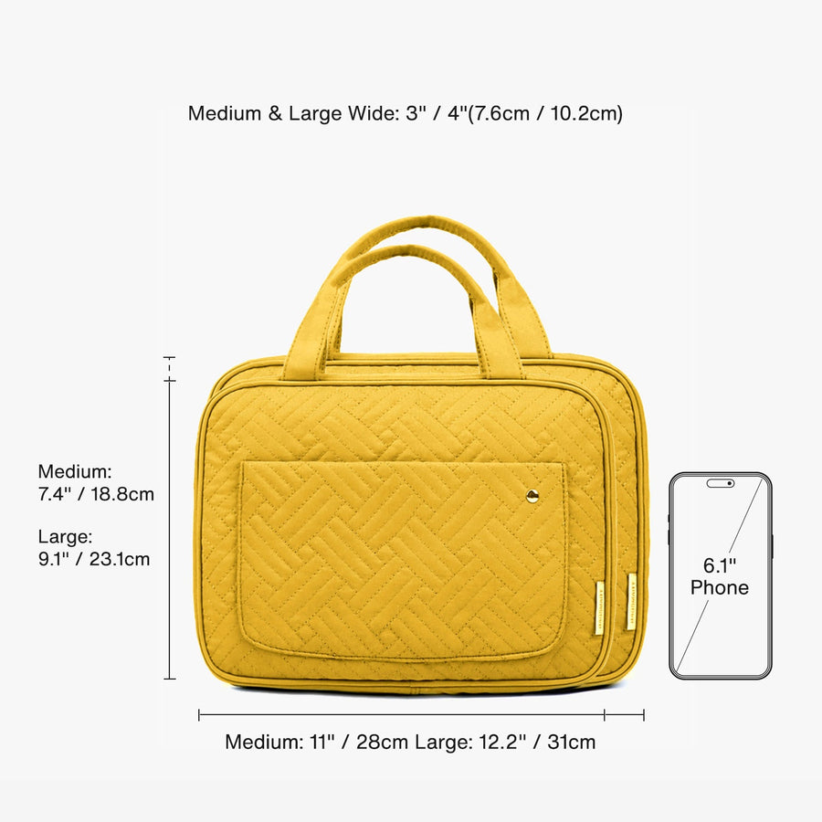 Bonchemin Yellow The Space Saver Toiletry Bag