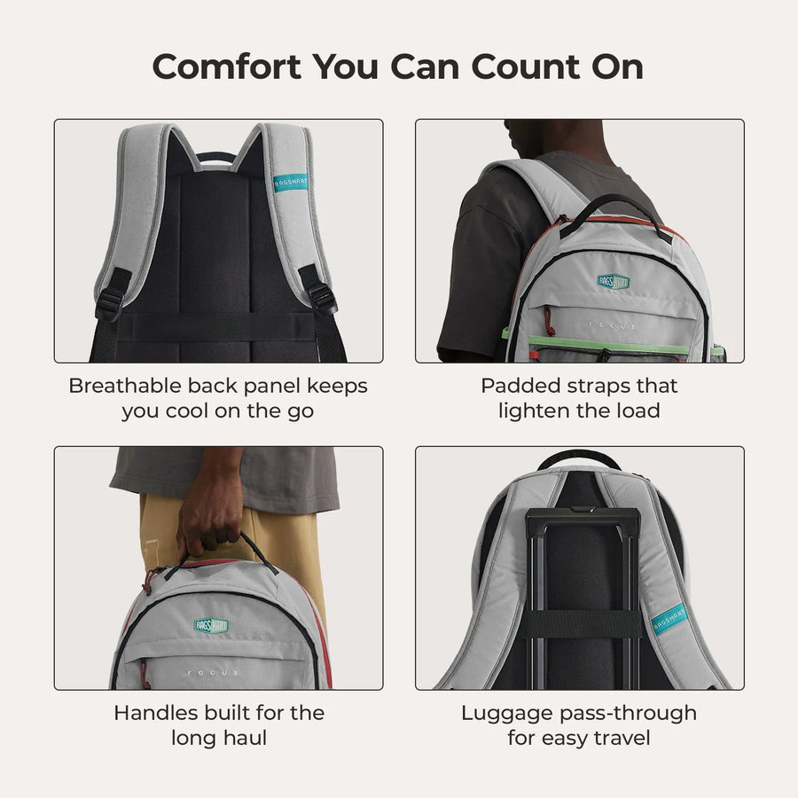 Focus 26L Upright School Laptop Backpack