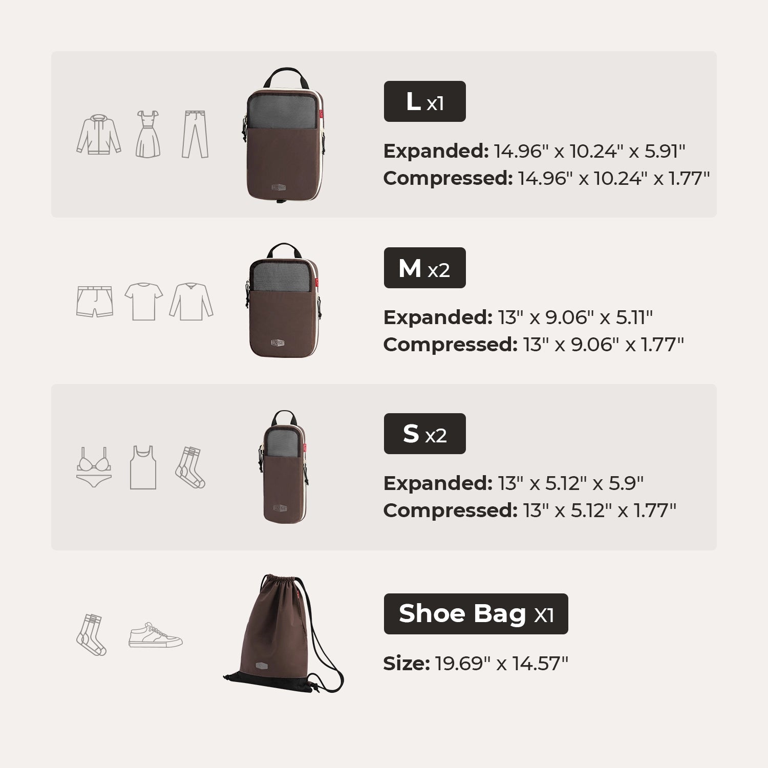 Blast Packing Cubes