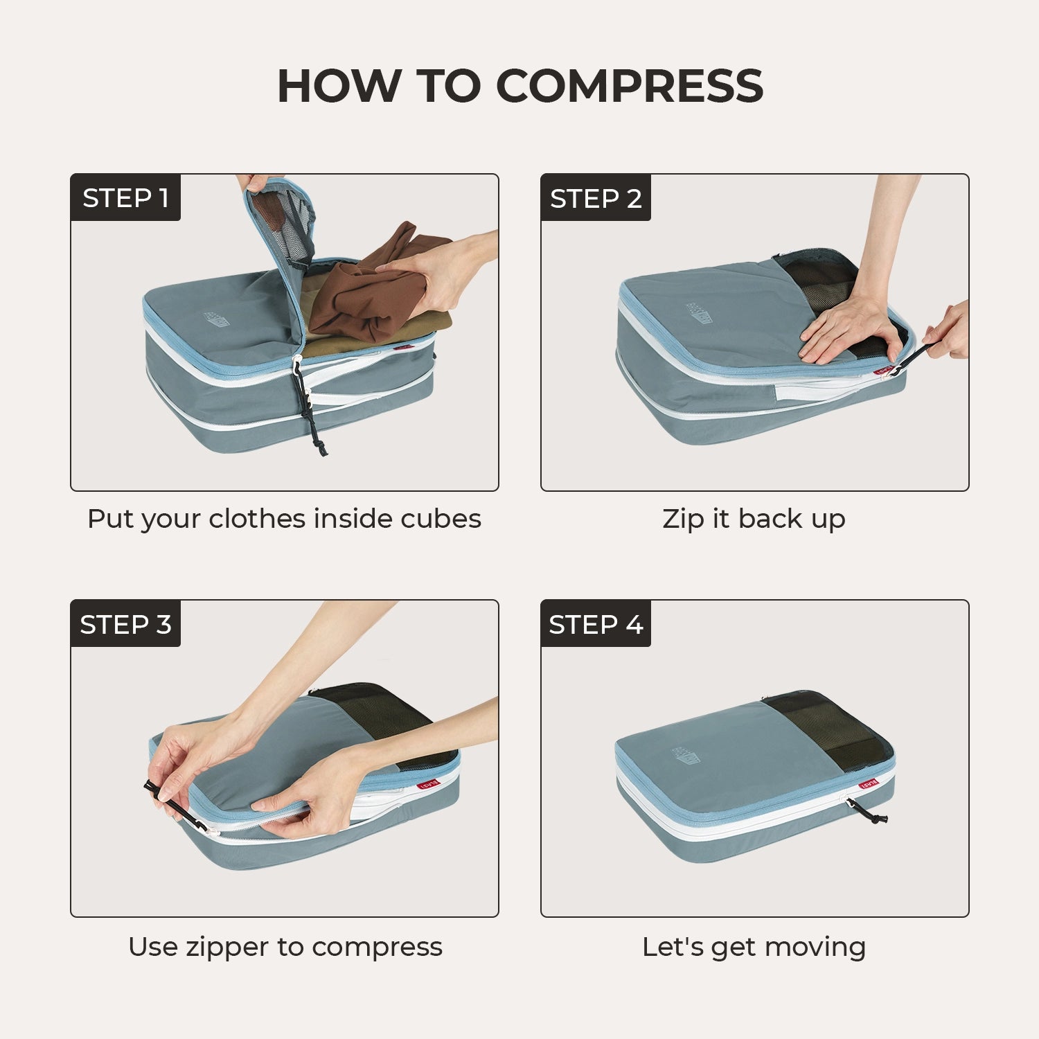 Blast Packing Cubes