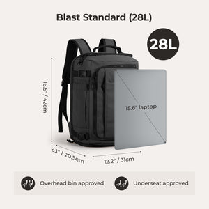 Blast Quick Access 28L-38L Handgepäck-Reiserucksack