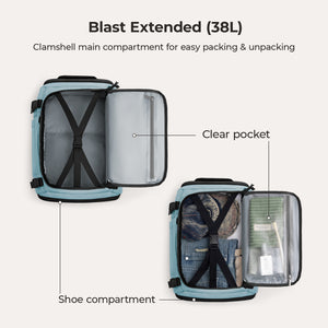 Sac à dos de voyage à accès rapide Blast 28L-38L