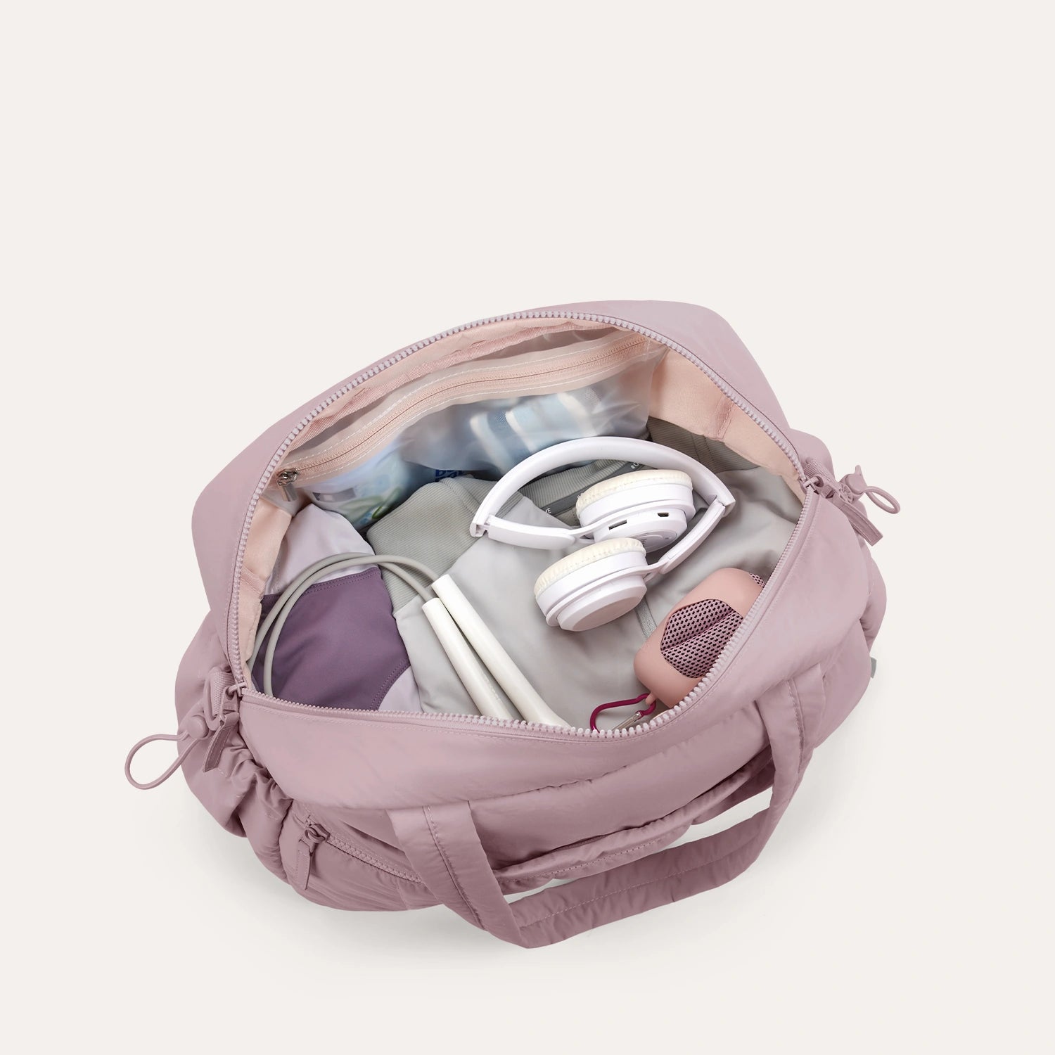 Puffy Water-Resistant Gym & Travel Duffle Bag