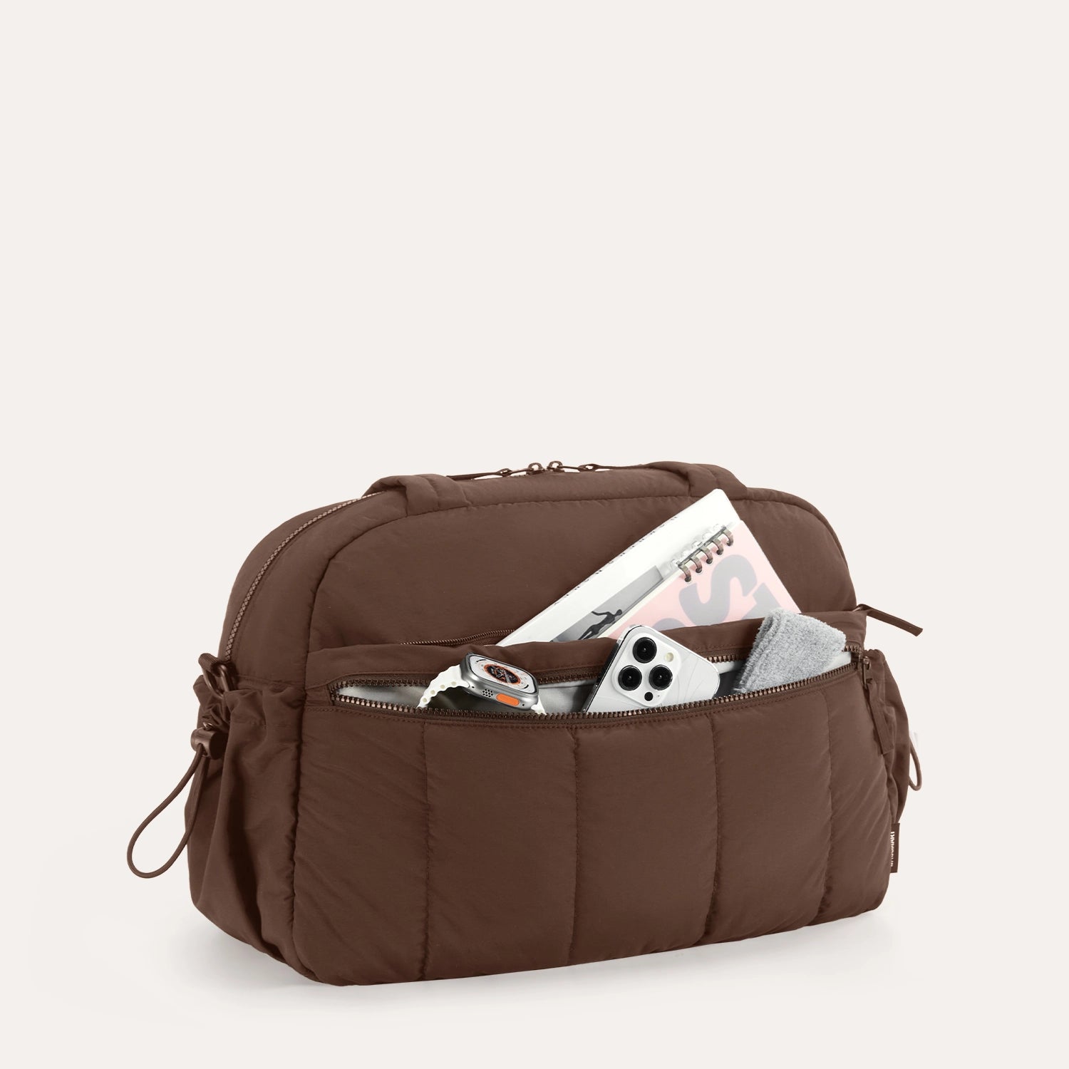 Puffy Water-Resistant Gym & Travel Duffle Bag