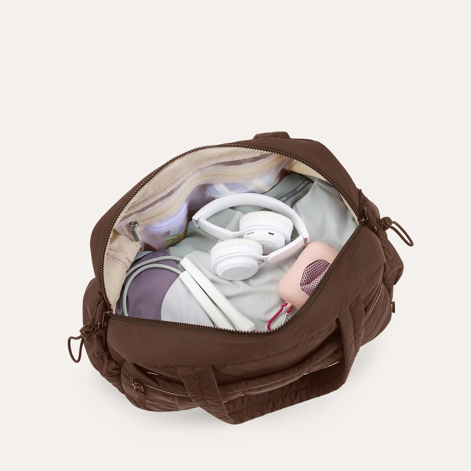 Puffy Water-Resistant Gym & Travel Duffle Bag