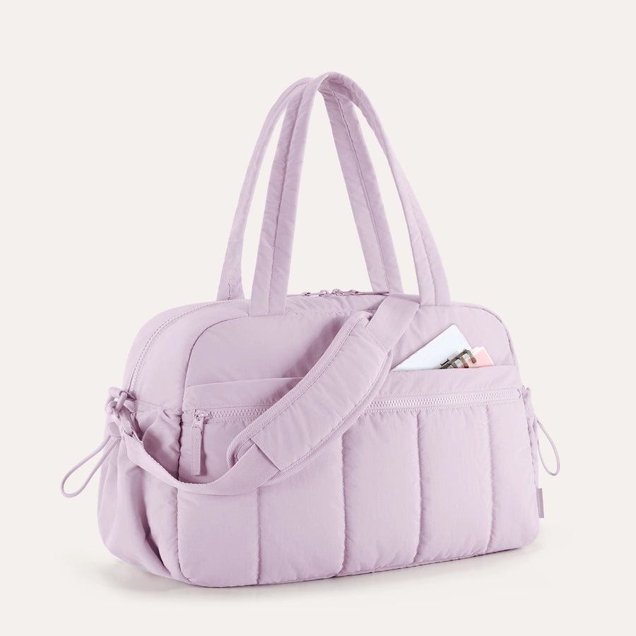 Puffy Water-Resistant Gym & Travel Duffle Bag