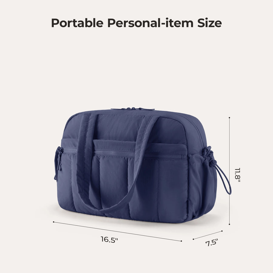 Puffy Water-Resistant Gym & Travel Duffle Bag