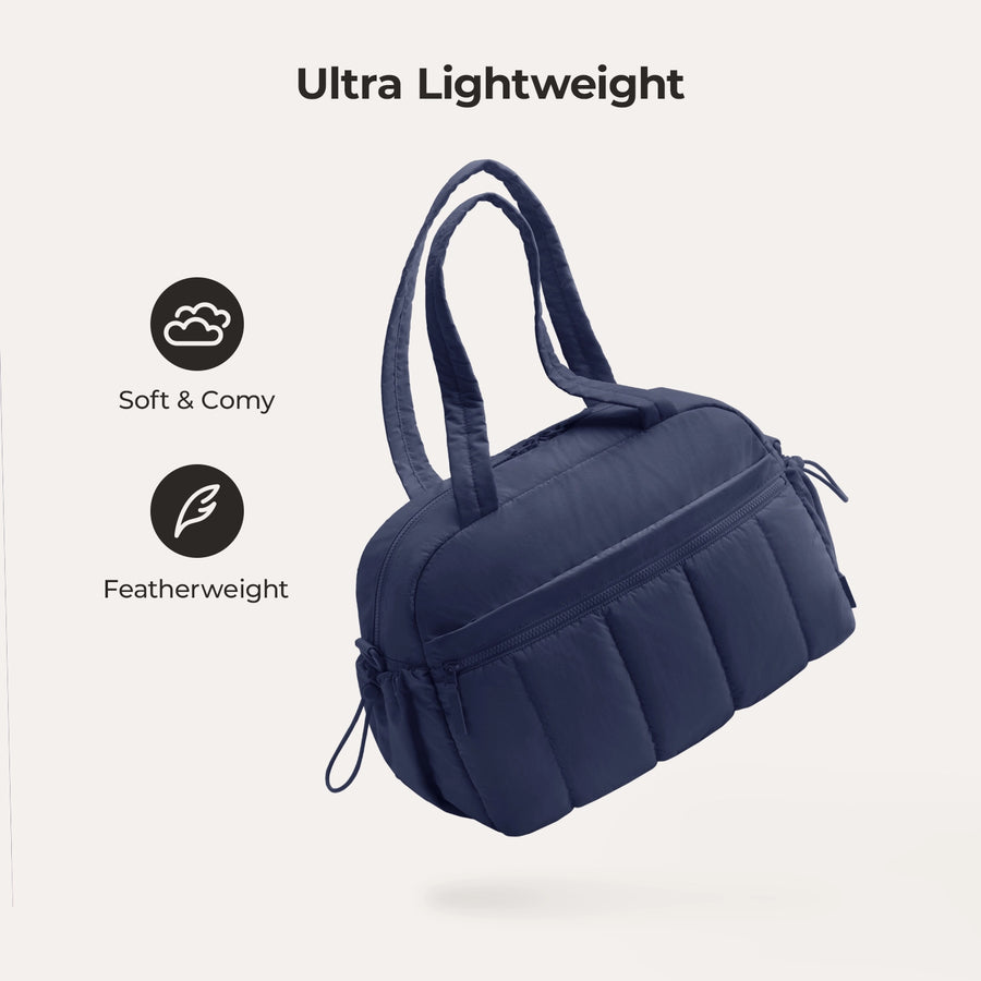 Puffy Water-Resistant Gym & Travel Duffle Bag