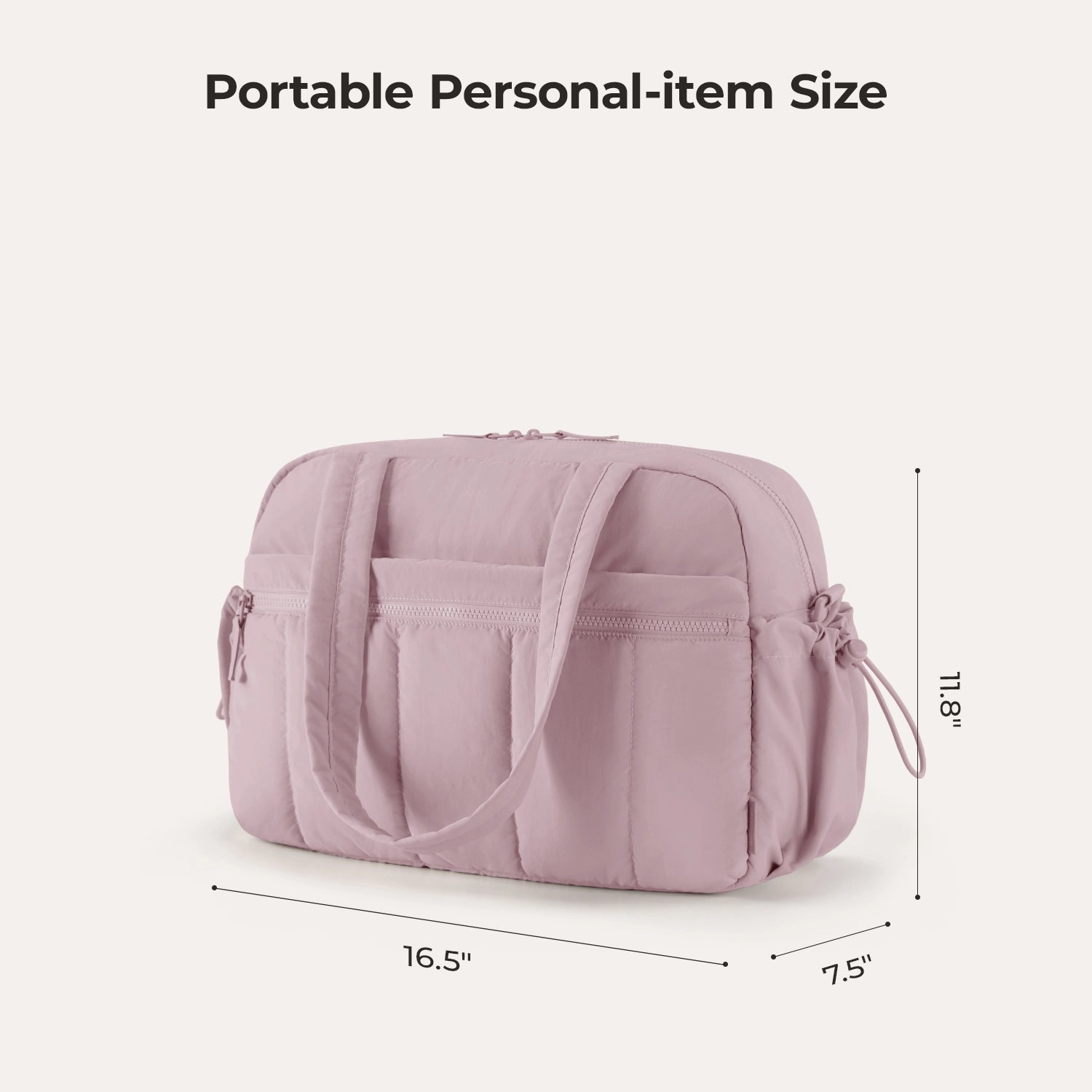 Puffy Water-Resistant Gym & Travel Duffle Bag