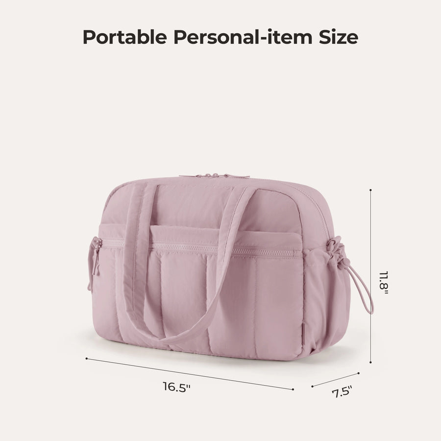 Puffy Water-Resistant Gym & Travel Duffle Bag