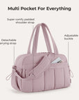 Puffy Water-Resistant Gym & Travel Duffle Bag