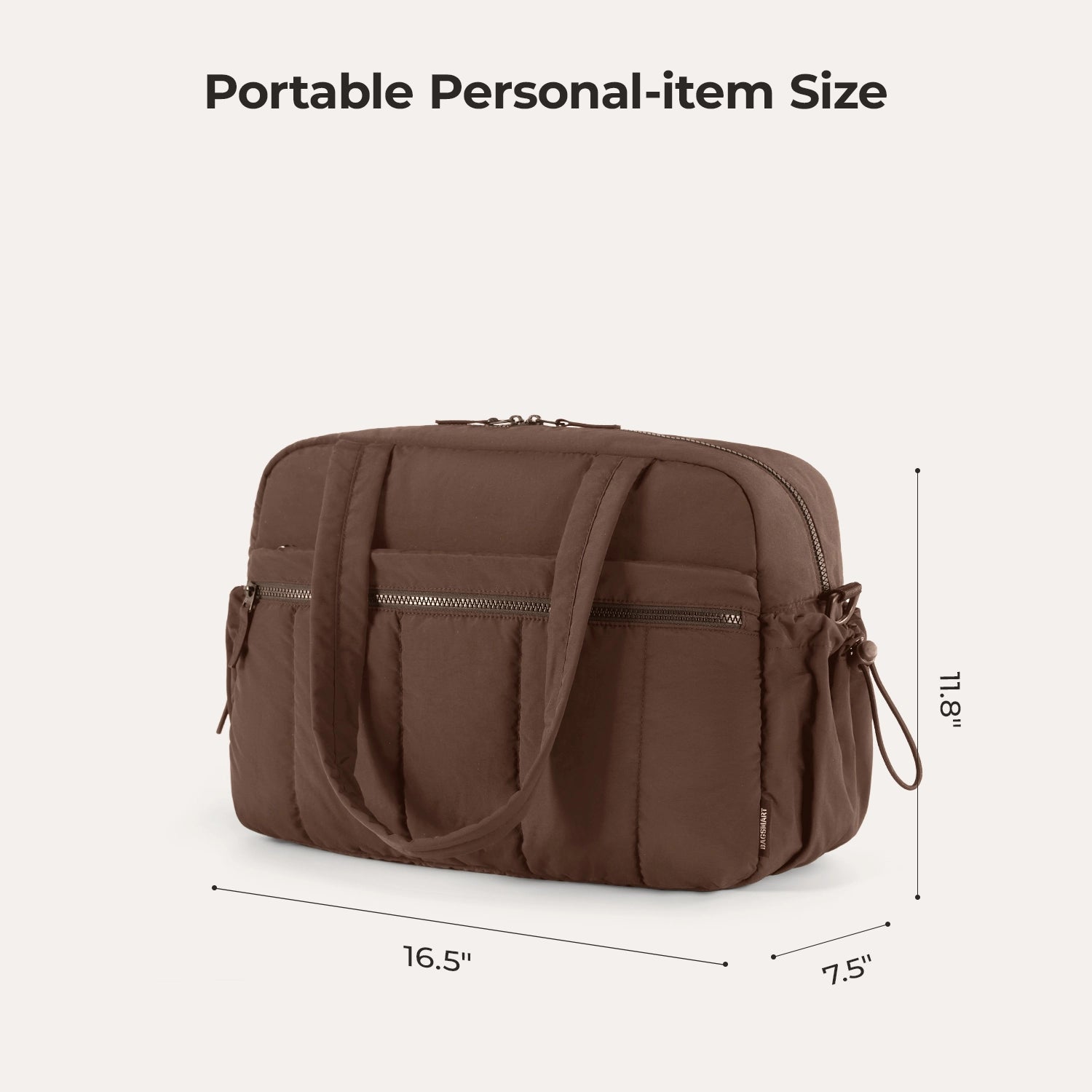 Puffy Water-Resistant Gym & Travel Duffle Bag