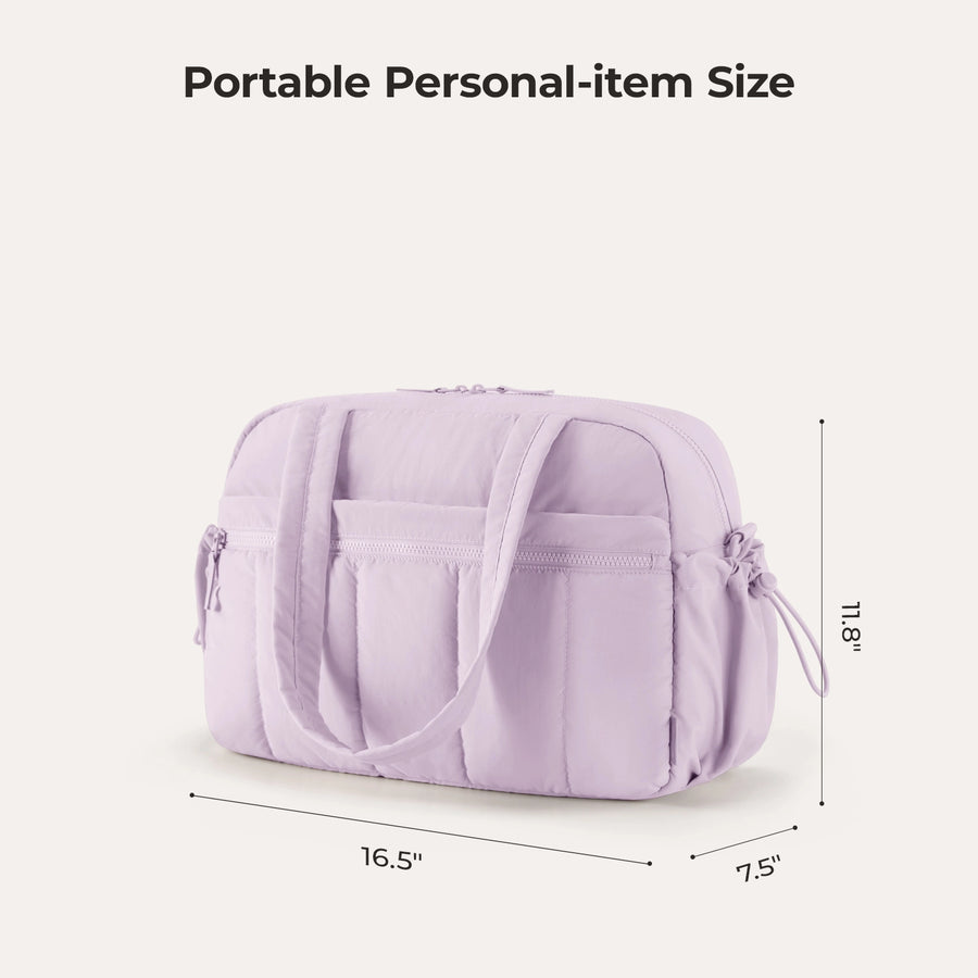 Puffy Water-Resistant Gym & Travel Duffle Bag