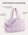 Puffy Water-Resistant Gym & Travel Duffle Bag