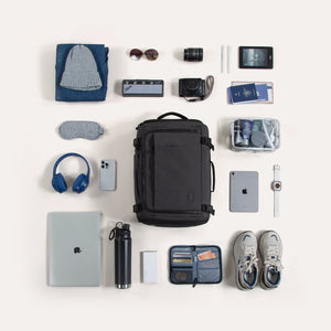 Bagsmart_Blast_Quick_Access_Carry_On_Travel_Backpack_Black_With_Large_Capacity_bag