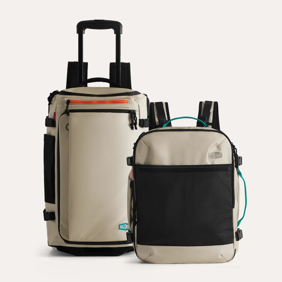Blast40LTravelBackpackinBeigeBlast43LRollerBackpackinOyster