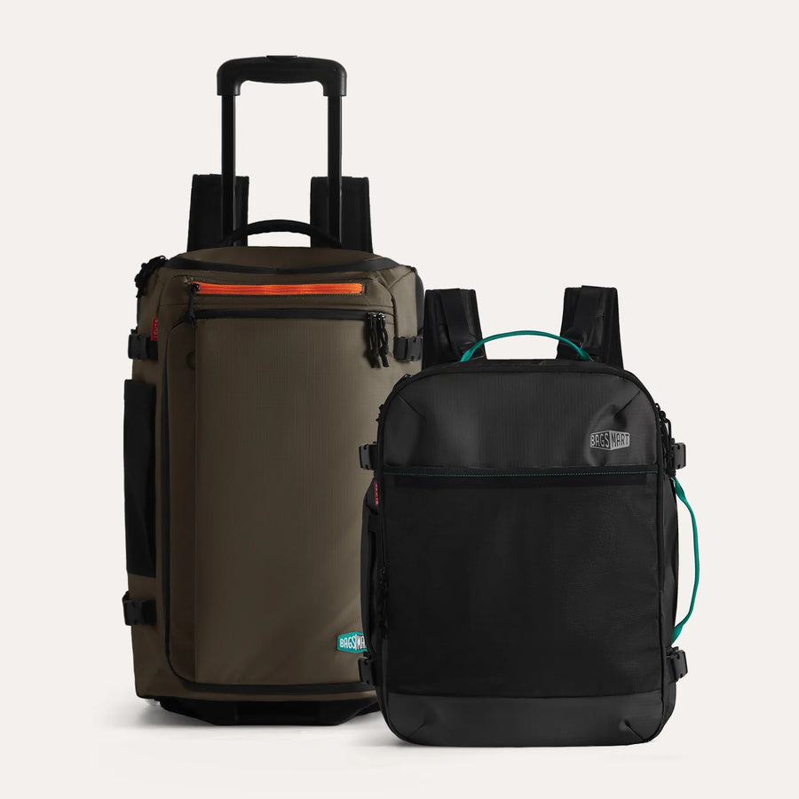 Blast40LTravelBackpackinBlackBlast43LRollerBackpackinCedar