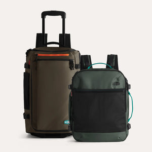 Blast40LTravelBackpackinGreenSmokeBlast43LRollerBackpackinCedar