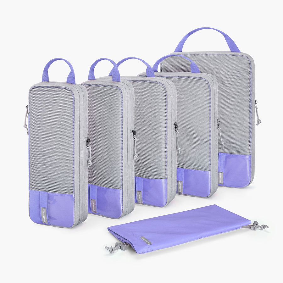Compact travel cubes for efficient packing and organization on-the-go