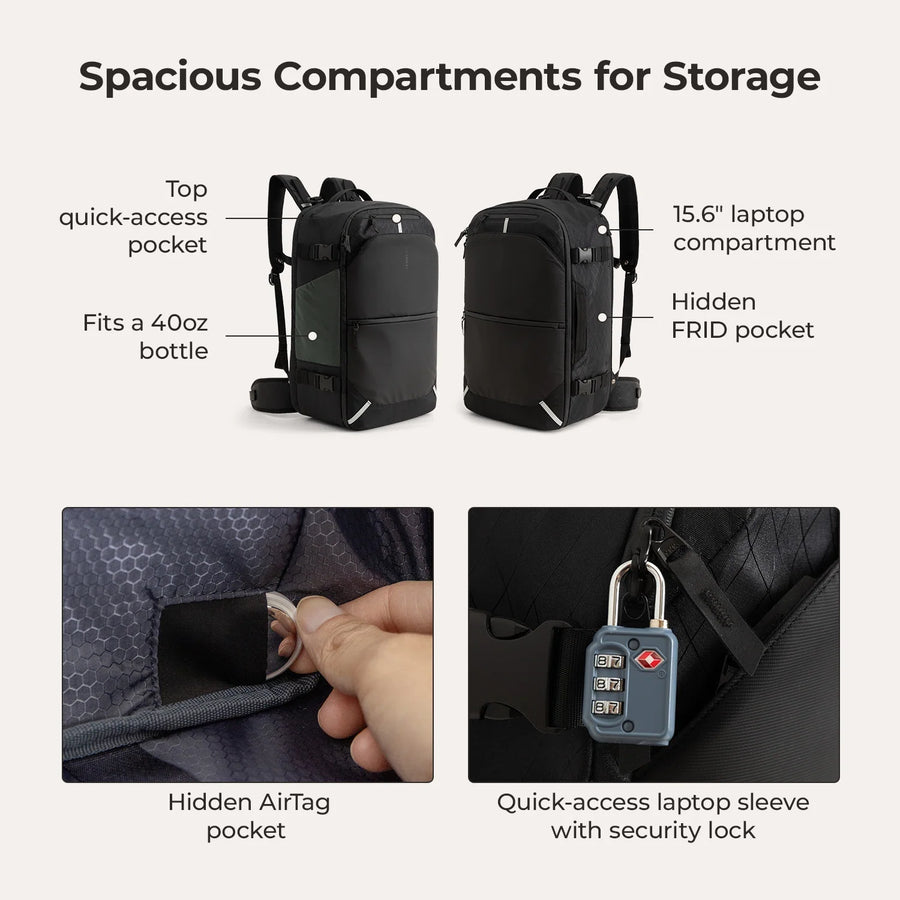 Dense 40L Travel Pack