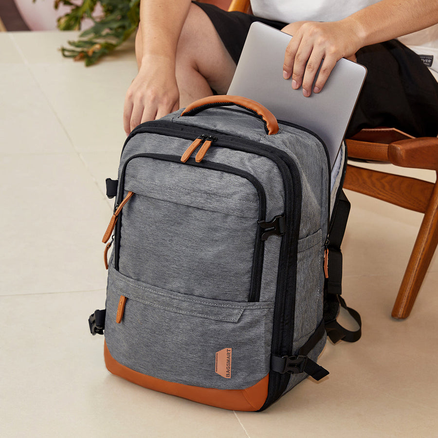 Expandable Carry On Backpack: 40L Travel Backpack for Business Trips – EU.BAGSMART Expandable Carry On Backpack: 40L Travel Backpack for Business Trips – EU.BAGSMART