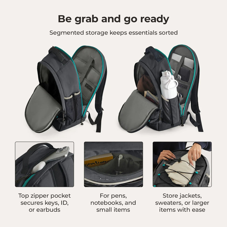 Focus 26L Upright School Laptop Backpack