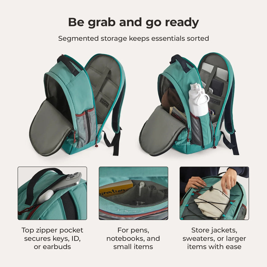 Focus 26L Upright School Laptop Backpack