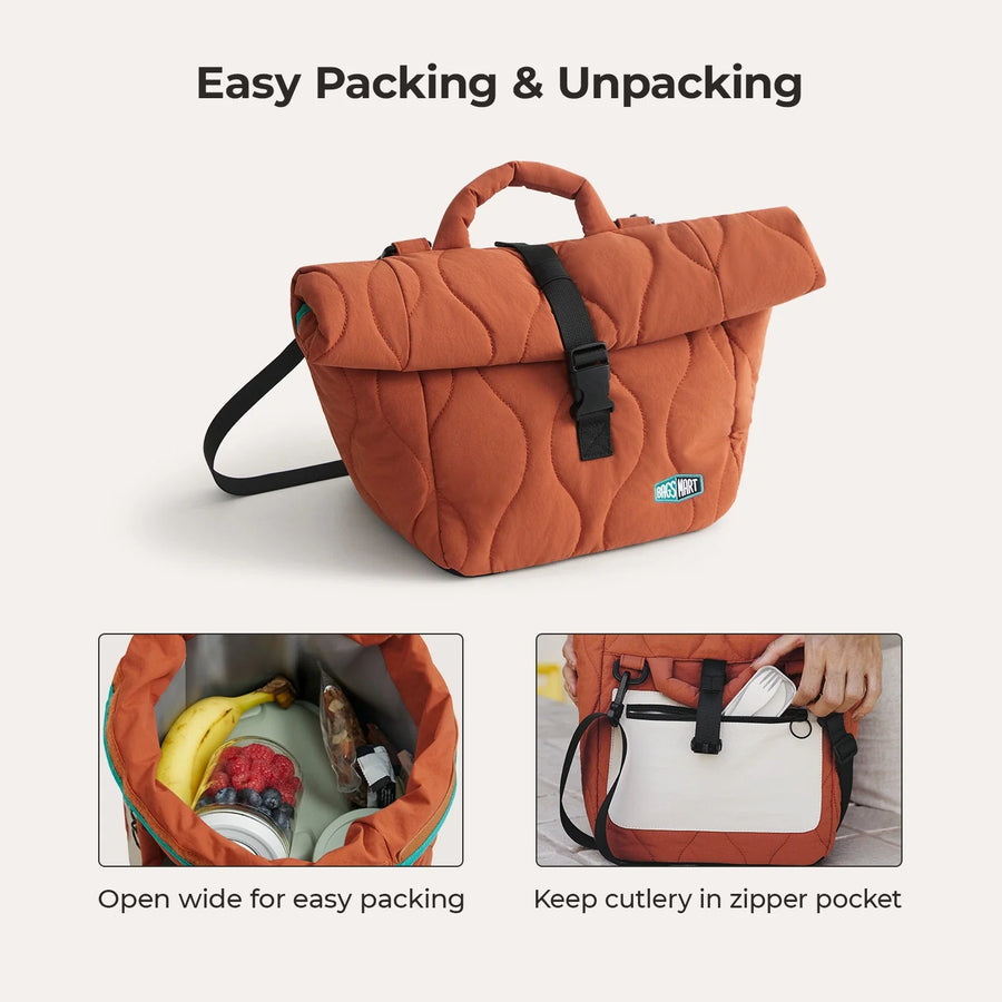 (Free Gift)Paz Roll Top Lunch Bag