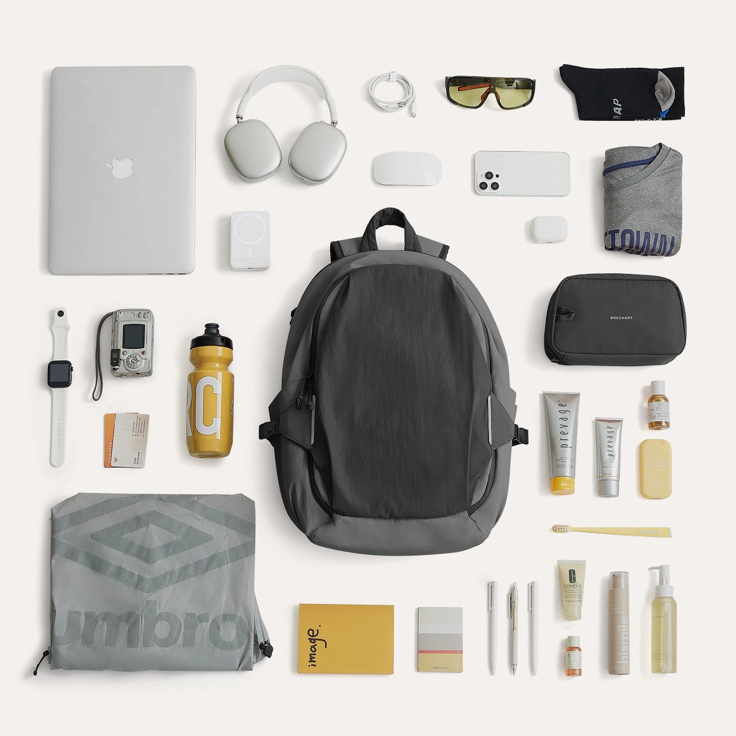 Soar 25L 180° Open Clamshell Travel Backpack Set