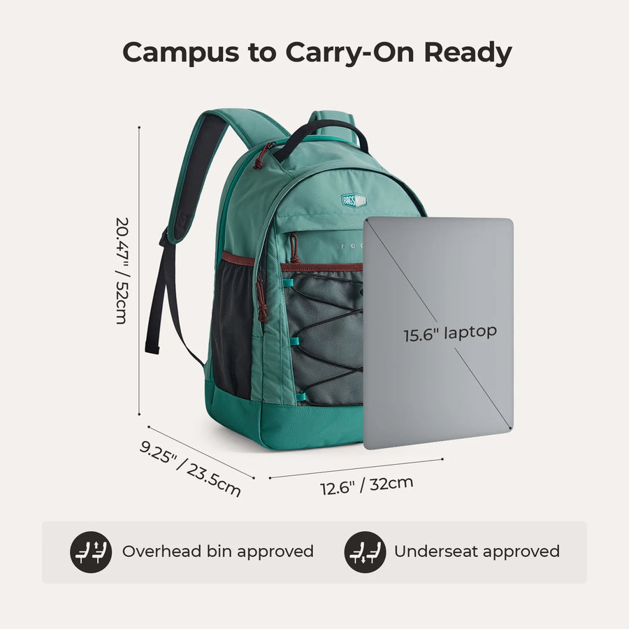 Focus 26L Upright School Laptop Backpack