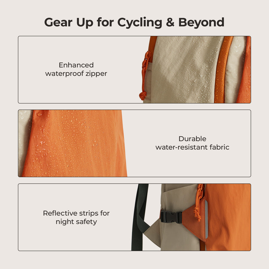 Soar_25L_Clamshell__travel_Backpack_Set_Orange_water-resistant  orange