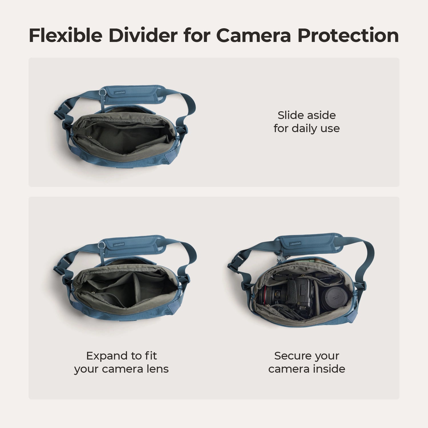 Soar 6L Camera Sling Bag with Tripod Holder