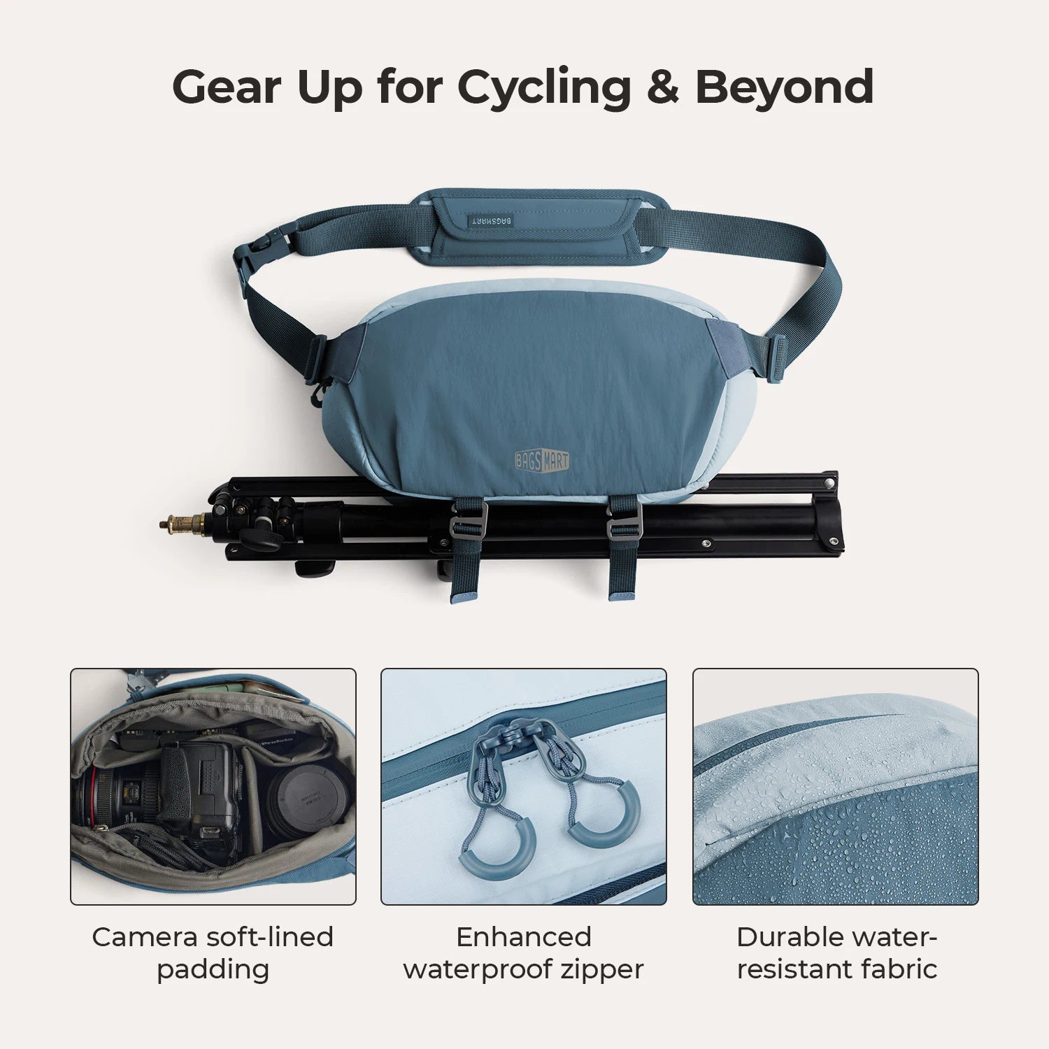 Soar 6L Camera Sling Bag with Tripod Holder