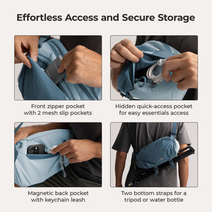 Soar 6L Camera Sling Bag with Tripod Holder