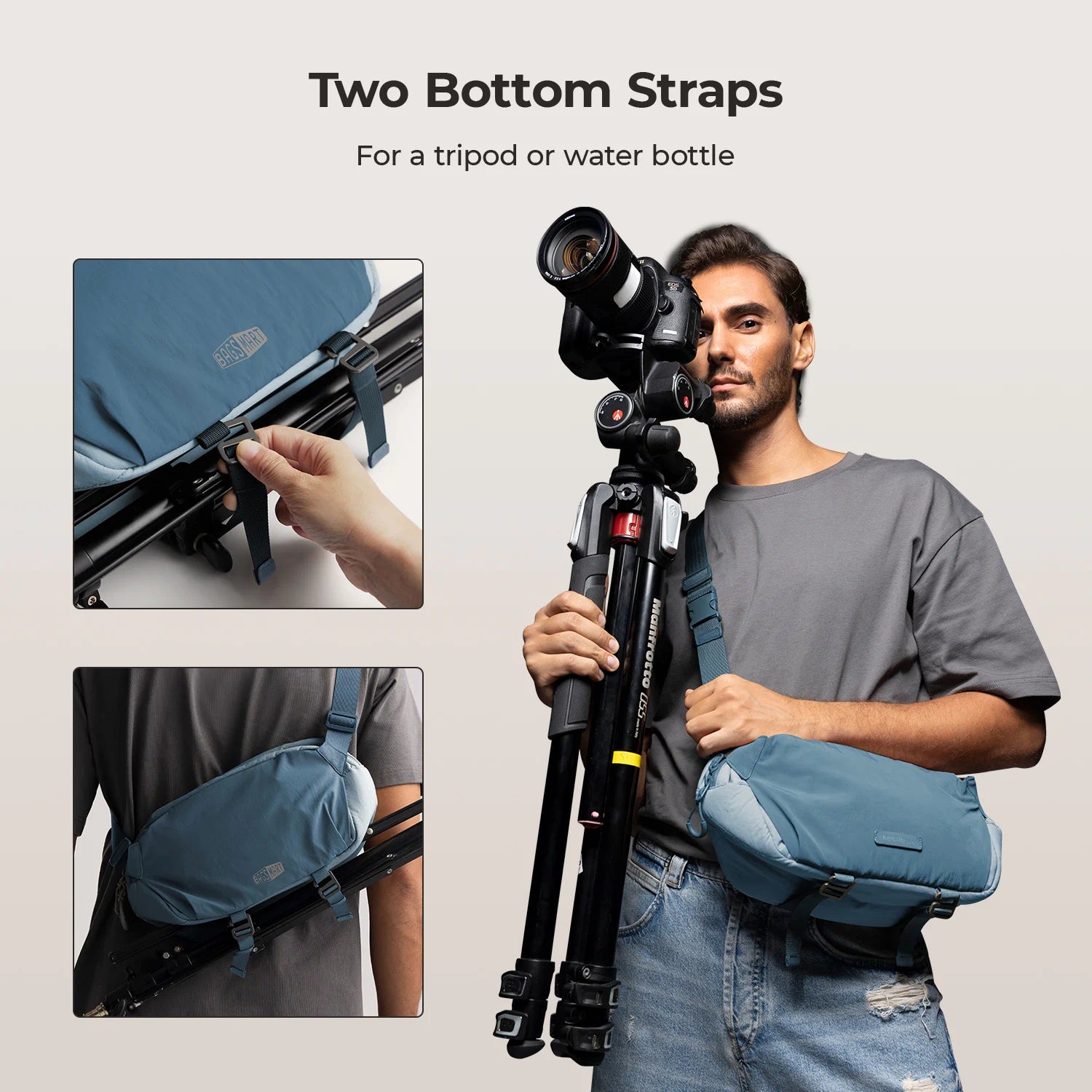 Soar 6L Camera Sling Bag with Tripod Holder