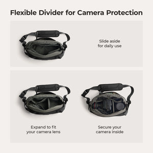 Soar 6L Camera Sling Bag with Tripod Holder