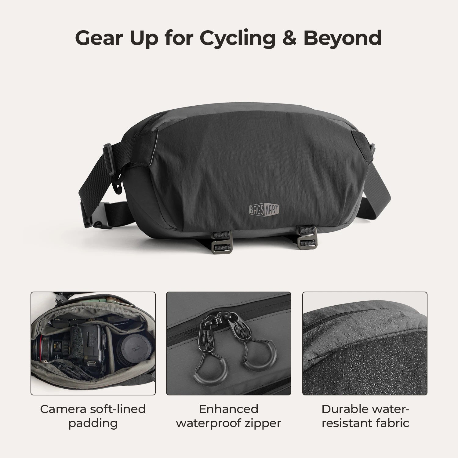 Soar 6L Camera Sling Bag with Tripod Holder