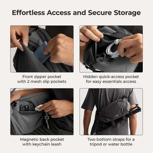 Soar 6L Camera Sling Bag with Tripod Holder