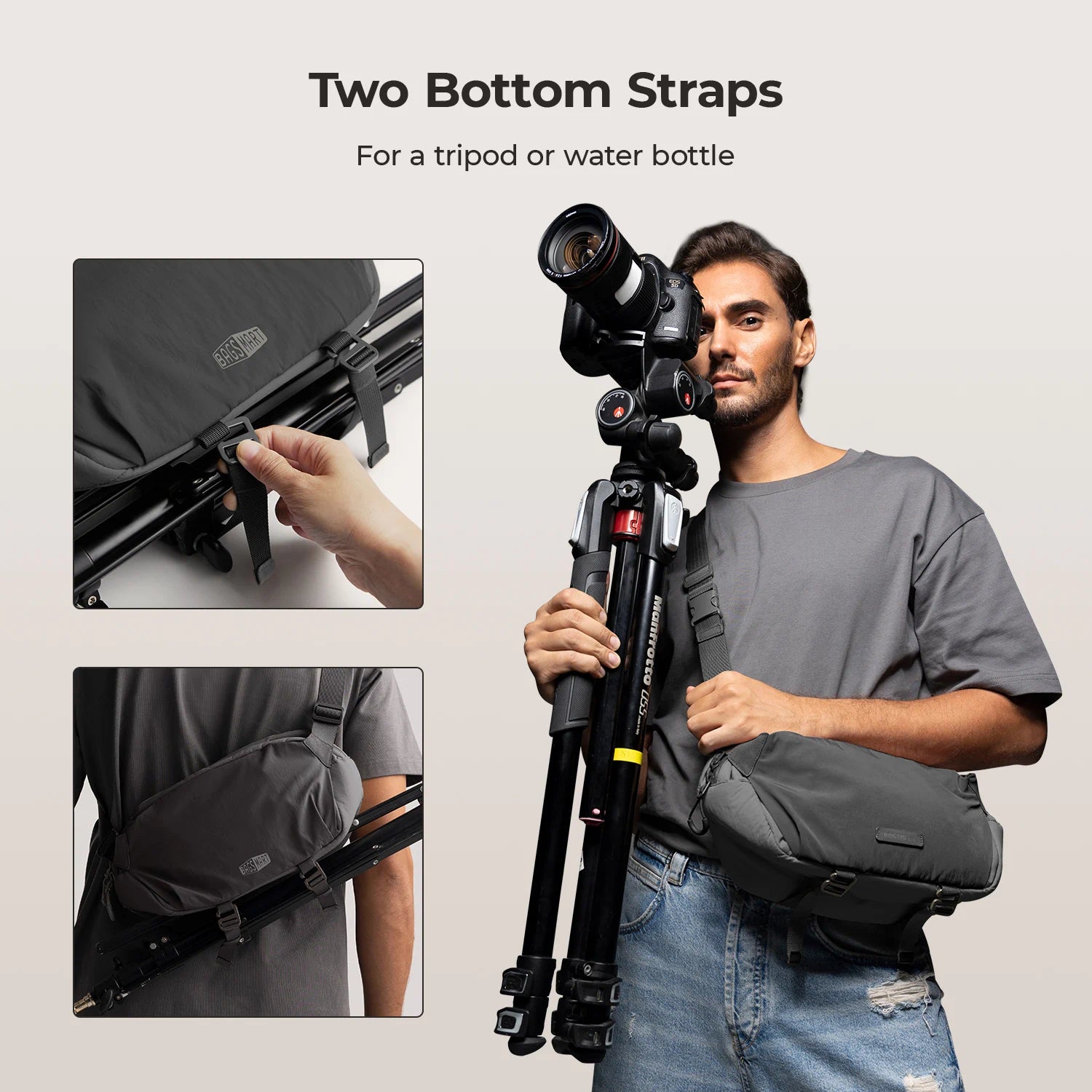 Soar 6L Camera Sling Bag with Tripod Holder